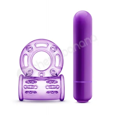 Play With Me Purple Couples Play Vibrating Cock Ring