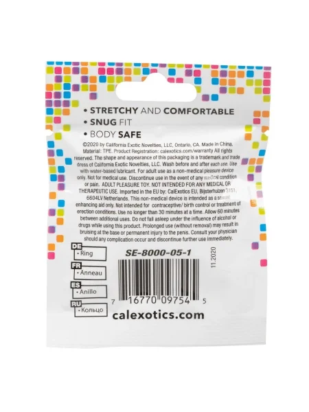 Foil Pack Ring - Clear (Case Qty: 24)