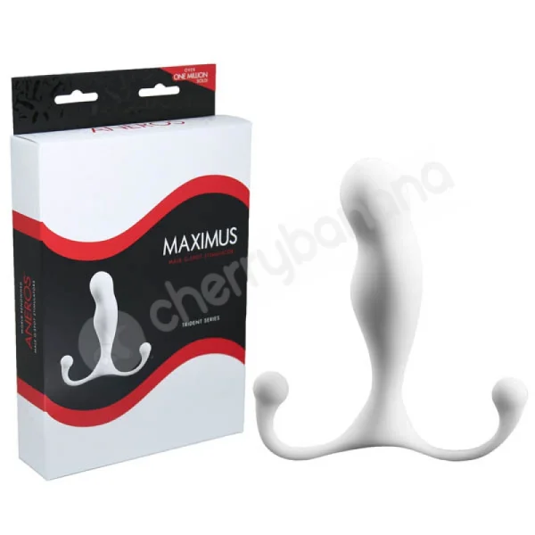 Aneros Maximus Trident White Male Prostate Massager