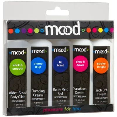 Mood Lube Pleasure for Him Asst Pack of 5