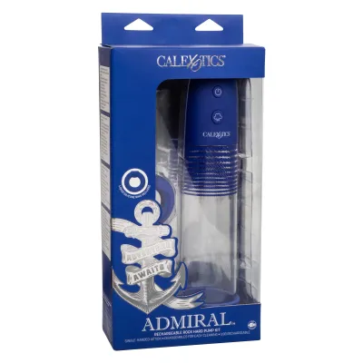Admiral Rechargeable Rock Hard Pump Kit Blue