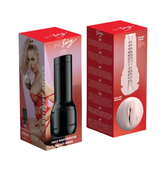 Kiiroo Feel Britney Amber Stroker