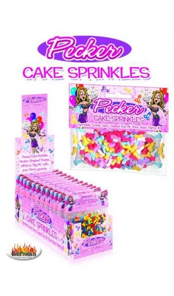 Cake Sprinkles 16/disp
