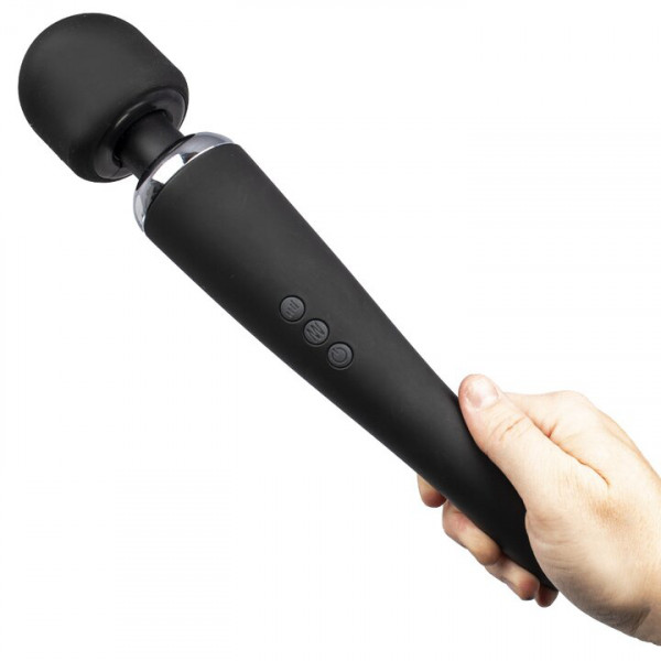 Bondara Princess Black 10 Function Rechargeable Wand Vibrator — image 5 of 5
