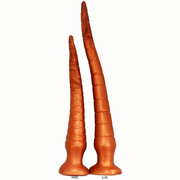 SquarePegToys® Slink™ Ripple SuperSoft Silicone Depth Probe - 2 Sizes
