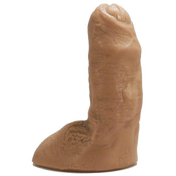 SquarePegToys® Dirk Uncut SuperSoft Silicone Dildo - 2 Styles