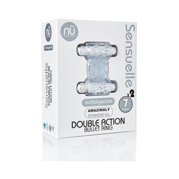 Sensuelle Double Action Vibrating Cock Ring — image 4 of 8