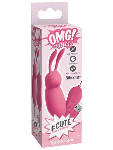 OMG Bullets Cute Vibrating Bullet Pink
