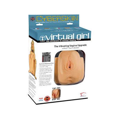 Cyberskin Virtual Girl Vibrating Vagina Upgrade With Ez 1 Touch Vibration Flesh