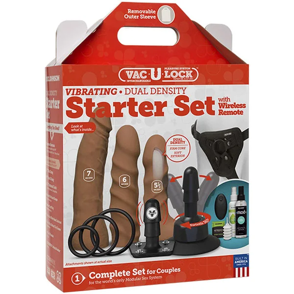 Vac-U-Lock - Vibrating Dual Density Starter Set - Vibrating With Wireless Remote — image 21 of 25