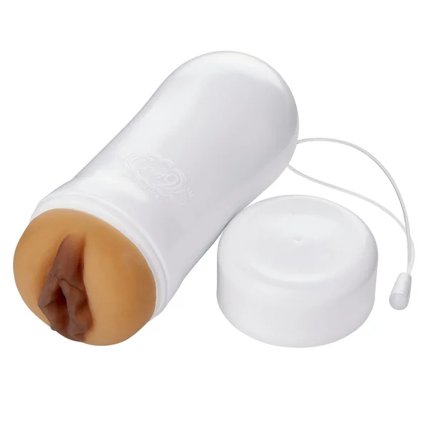 Pleasure Pussy Pocket Stroker Water Activated - Tan — image 19 of 20