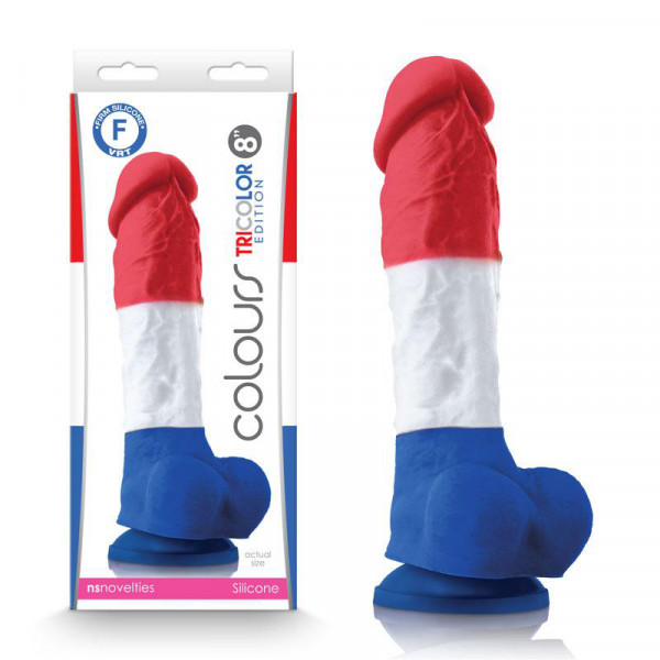 Colours Pleasures - Tricolor 8'' Dong