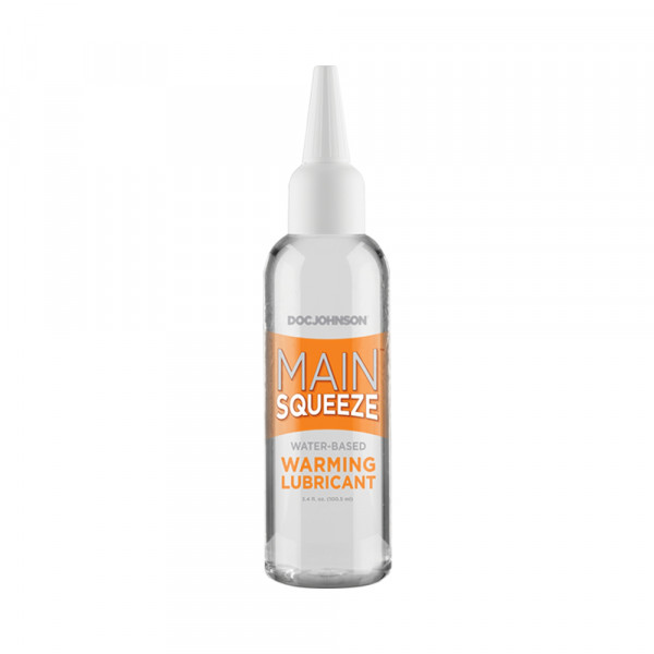 Main Squeeze Warming Water Based Lubricant 3.4oz