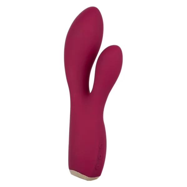 Uncorked Cabernet Waterproof Rechargeable Silicone Dual Stimulation Vibrator By CalExotics