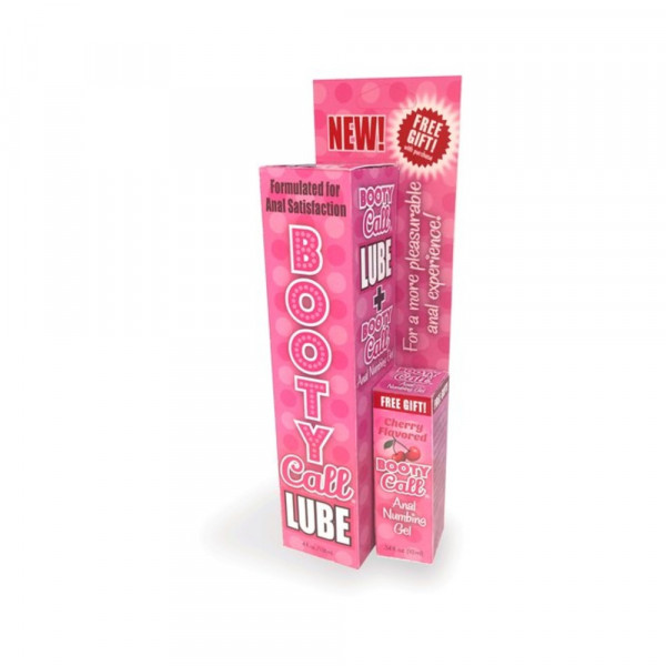 Bootycal Lube Duo 4ox Lube 10ml Numbing Gel