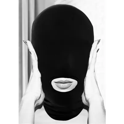 Ouch Submission Mask with Open Mouth