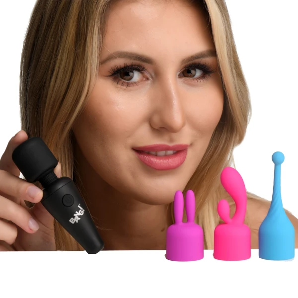 Bang! Mini Wand and Silicone Attachment Set