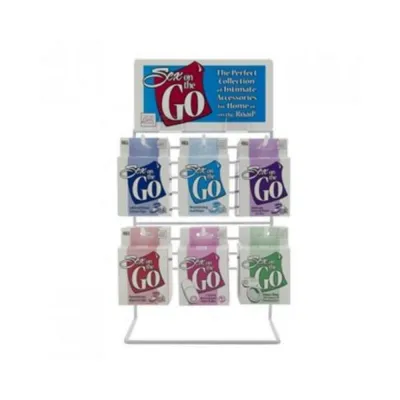 Sex On The Go Collection Of Intimate Aceessories 24 Piece Assorted Display