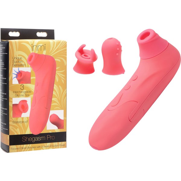 Shegasm Pro Clitoral Stimulator (Pink)