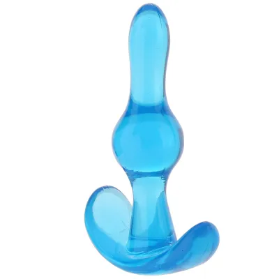 Blue Line 3 5 Inch Tear Drop Butt Plug