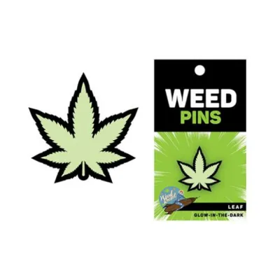 Weed Pin Leaf Glow in the dark