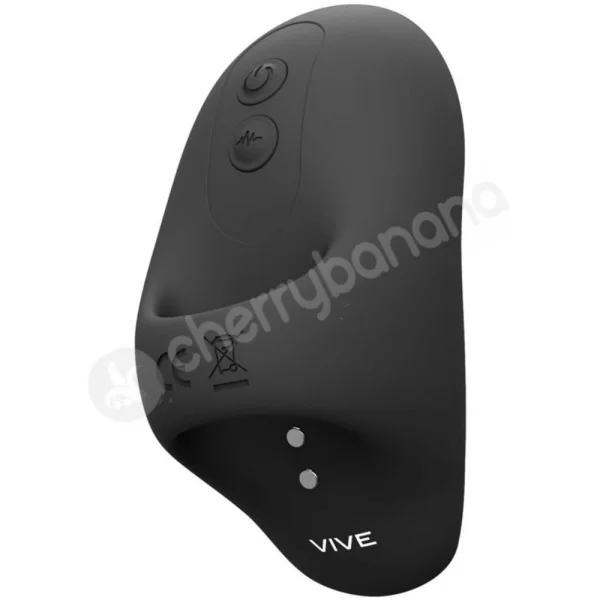 Vive Hana Pulse Wave Finger Ergonomic Black 10 Function Vibrator
