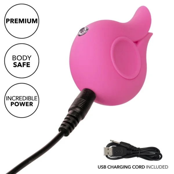 LuvMor Kisses Rechargeable Silicone Waterproof Clitoral Vibrator By CalExotics
