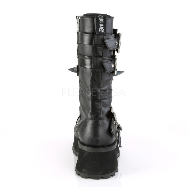 2 3/4 inches PF Lace-Up Mid-Calf Boot W/ Metal Toe Cap, Side Zip — image 4 of 4
