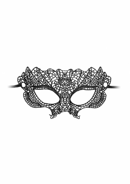 Princess Black Lace Mask - Black - Sex Mask