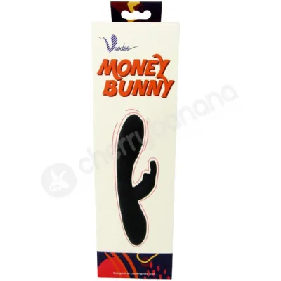 Voodoo Money Bunny Black Dual Stimulation Rabbit Vibrator