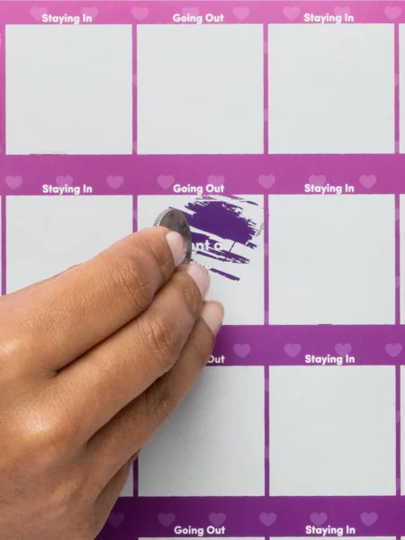 Lovehoney 100 Dates Scratch-Off Date Night Poster