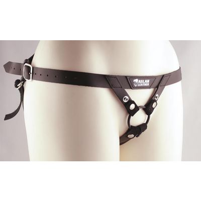 Aslan Commando Leather Strap On Harness
