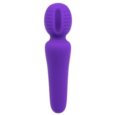 Bondara Groove Purple 10 Function Rechargeable Mini Massage Wand