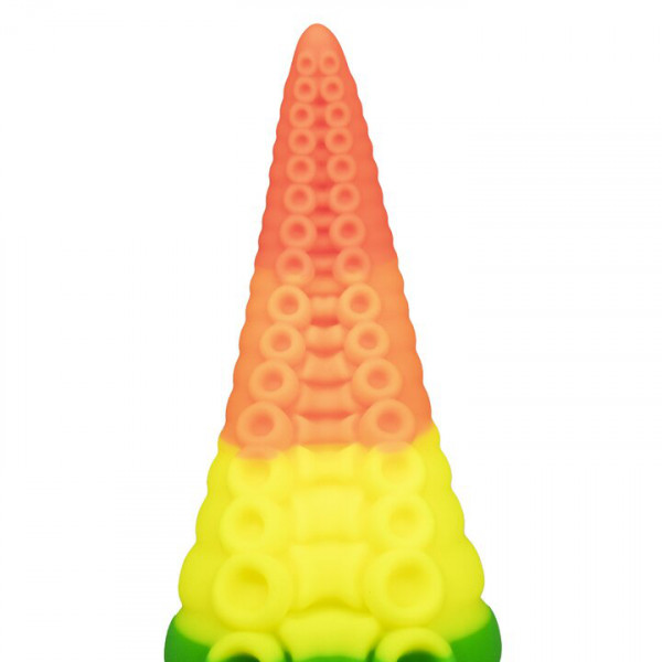 The Kraken Monster Rainbow Tentacle Dildo – 8 Inch