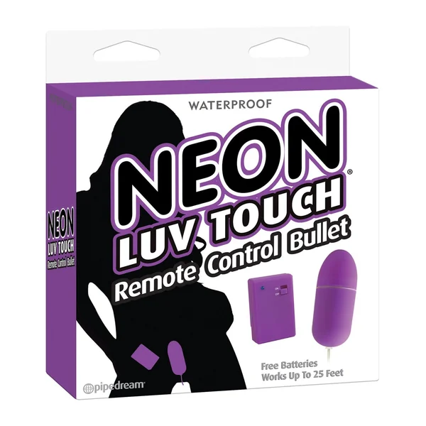 Neon Luv Touch Remote Control Bullet - Purpl;E — image 7 of 8