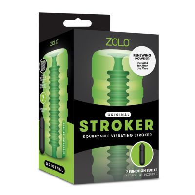Squeezable Vibrating Stroker