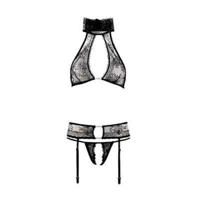 Suspender Set Lace Small