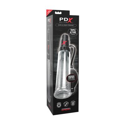 Pdx Elite Suck n pump Stroker Clear
