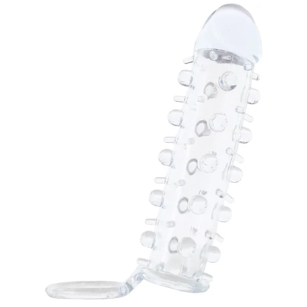 Stud Extender Clear With Supporting Ring