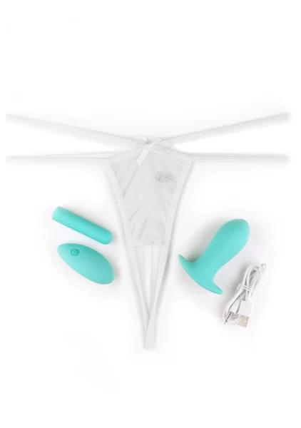 Pipedream Products Hookup Panties Remote Bow Tie G-String