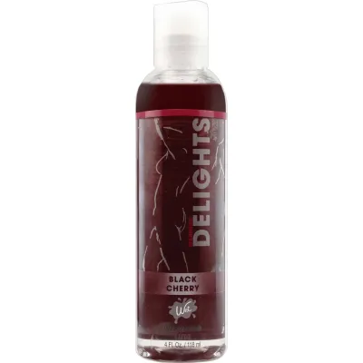 Warming Delights Black Cherry Flavored Lube 4 Oz