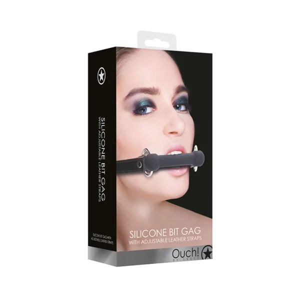 Ouch! Bit Gag - Black