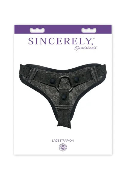 Midnight Lace Strap-On Harness by Sportsheets