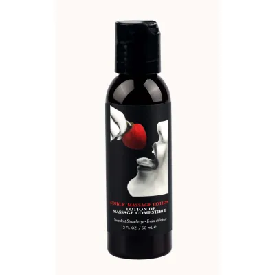 Edible Massage Lotion Strawberry 2 Fl Oz