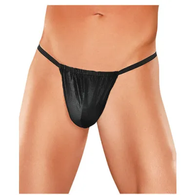 Male Power Posing Thong Black O S