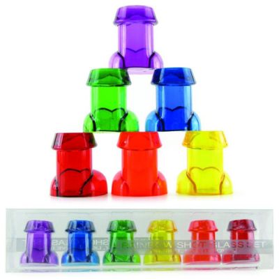 Kheper Rainbow Shot Glass Set