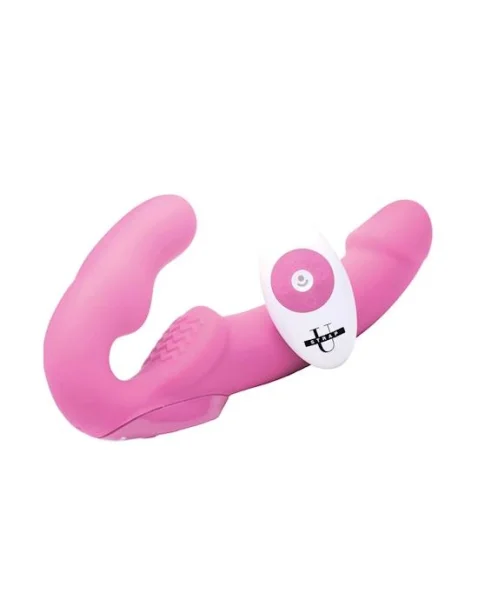 Urge Silicone Strapless Strap-on With Remote - Pink — image 7 of 13