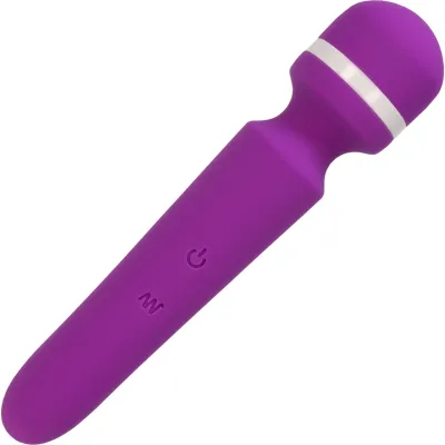 Wonderlust Destiny Silicone Rechargeable Wand Massager Purple