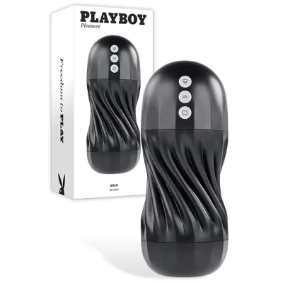 Playboy Solo Stroker 8 7 Vibrating Sucking Masturbator