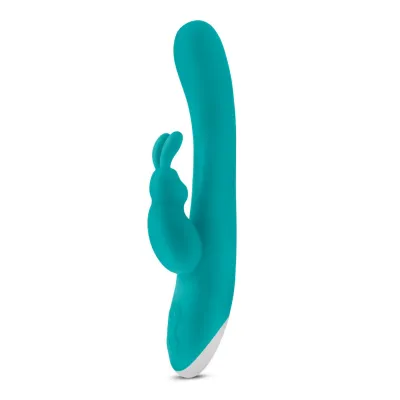 Hop Rave Rabbit Plus Dual Stimulator Aquamarine